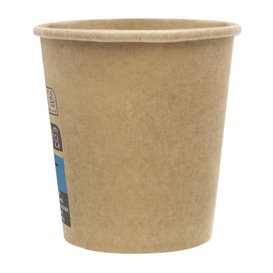 Vaso Cartón 4Oz/120ml Marrón Ø6,2cm (100 Uds)