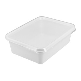 Envase con Tapa de Plástico PS 157x112x51mm 500ml (600 Uds)