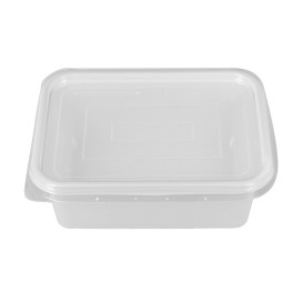 Envase con Tapa de Plástico Transp. 127X91x42mm (100 Uds)