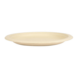 Plato Caña de Azucar Natural Ø230mm (50 Uds)