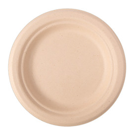 Plato Caña de Azucar Natural Ø155mm (50 Uds)