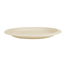 Plato Caña de Azucar Natural Ø260mm (50 Uds)