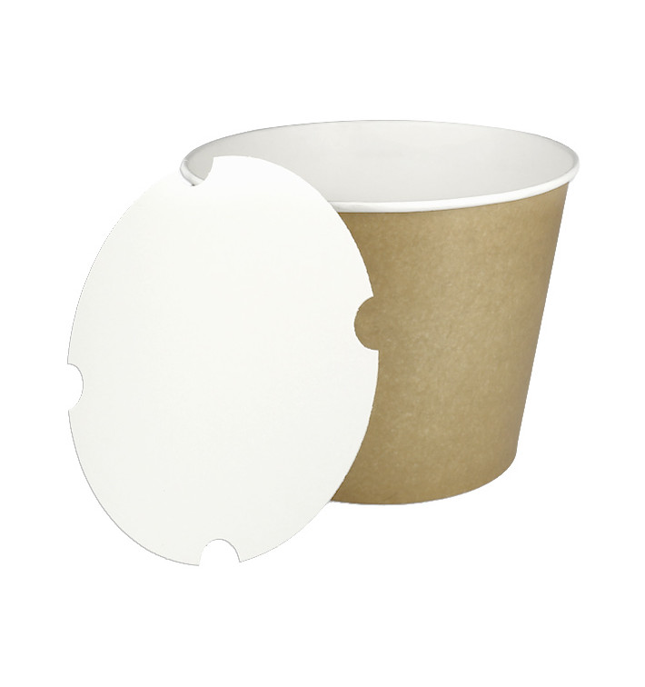 Cubo de Cartón para Pollo con Tapa 3990ml (100 Uds)