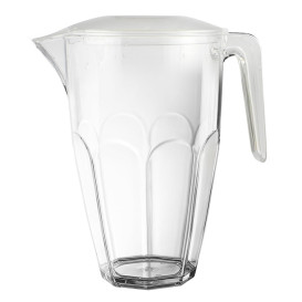 Jarra Reutilizable con Tapa Transparente SAN 2250ml (1 Ud)
