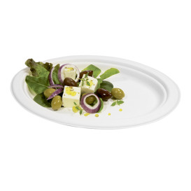 Bandeja Caña de Azúcar Blanco 260x190mm (400 Uds)