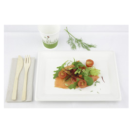 Bandeja Caña de Azúcar Blanco 200x280mm (40 Uds)
