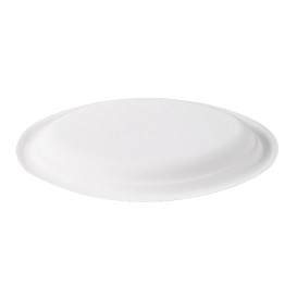 Bandeja Caña de Azúcar Bagazo Blanco 25,4x17,5 cm (500 Uds)