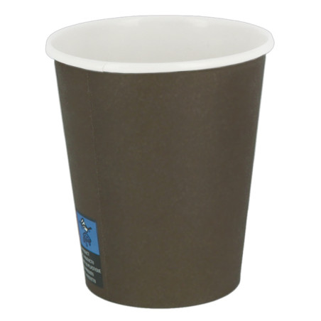 Vaso Cartón 7Oz/210ml Marrón Ø7,2cm (100 Uds)