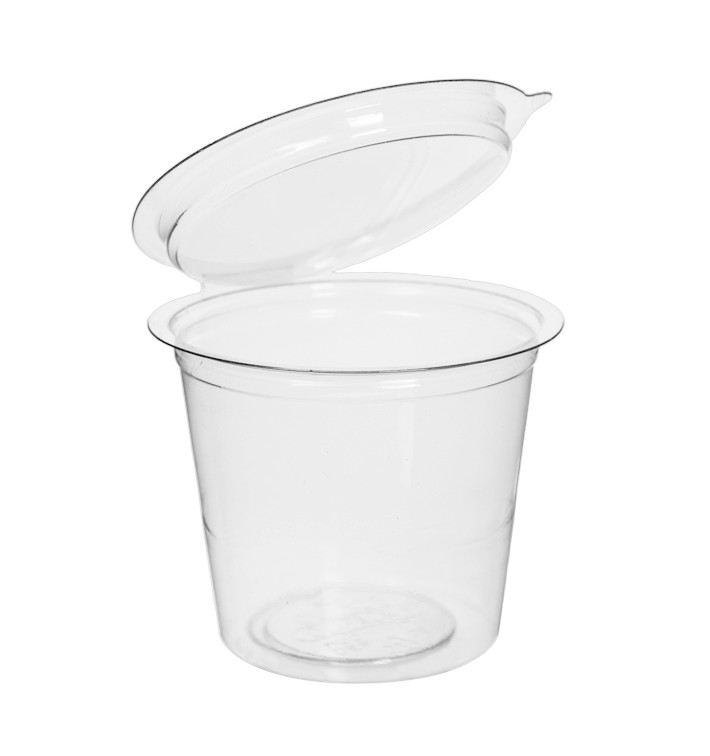 Tarrina Redonda Bisagra APET Transparente 125ml (405 Uds)