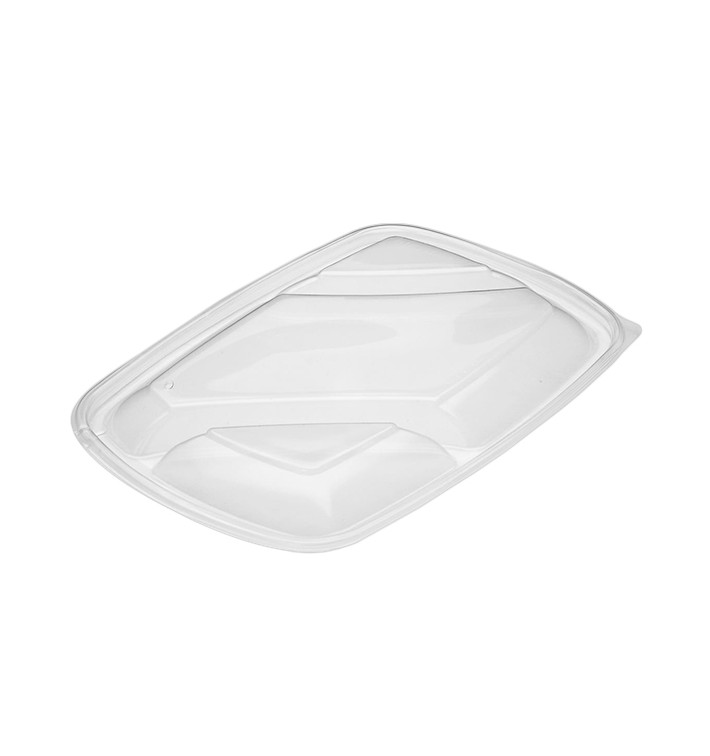 Tapa para Envase Rectangular 3C Negro 28x20cm (150 Uds)