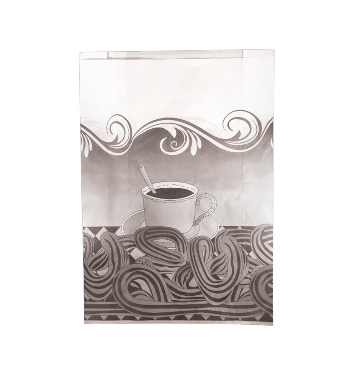 Bolsa para Churros Antigrasa 18+7x32cm (250 Uds)