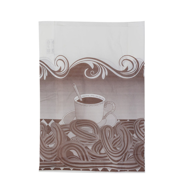 Bolsa para Churros Antigrasa 30+10x42cm (1000 Uds)