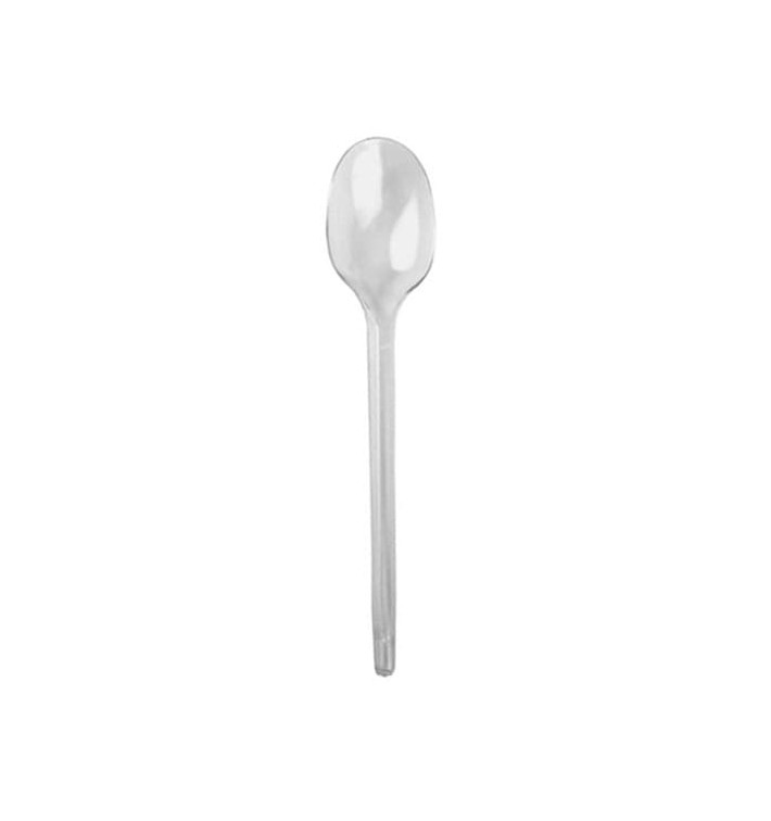 Cucharilla de Plastico Transparente 125 mm 