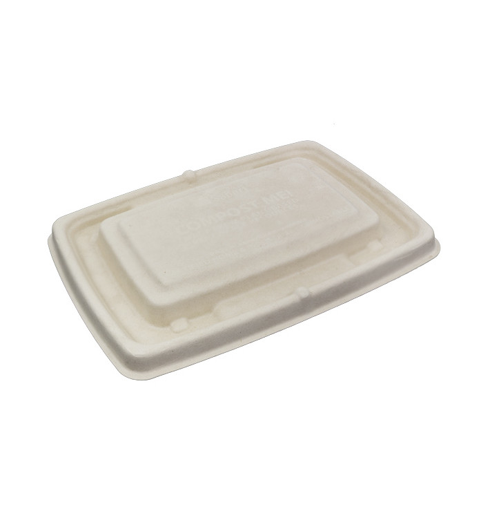 Tapa de Caña de Azúcar para Envase 230x165mm (75 Uds)