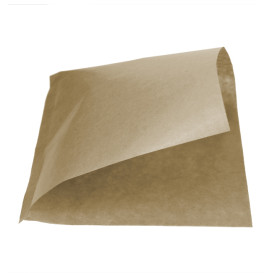 Bolsa Antigrasa Abierta 2L 18x18,2cm Natural (100 Uds)