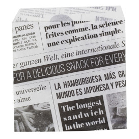 Bolsa Antigrasa Abierta 2L "News" 15x16cm (250 Uds)