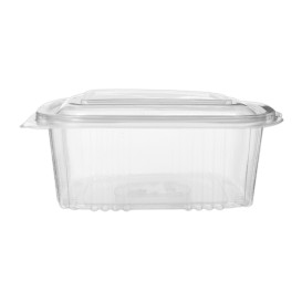 Tarrina Cuadrada Tapa Bisagra PP 750ml (500 Uds)