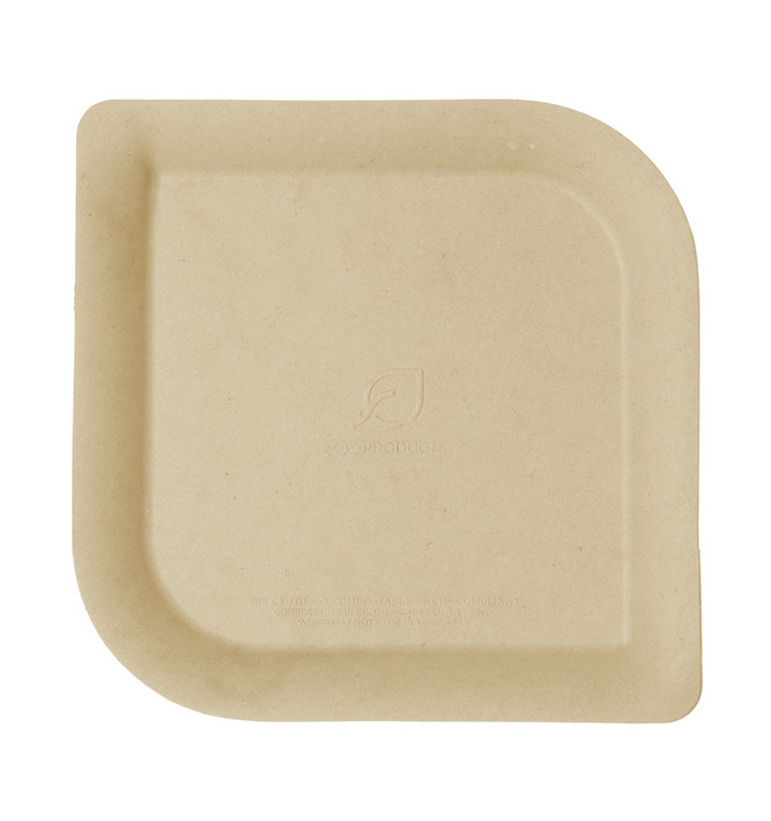 Plato Bagazo y Bambú Natural 15,0 cm (50 Uds)