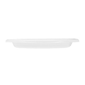 Plato Llano Reutilizable Económico PS Blanco Ø17cm (25 Uds)