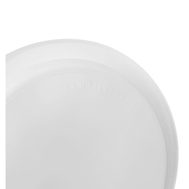 Plato Llano Reutilizable Económico PS Blanco Ø17cm (25 Uds)