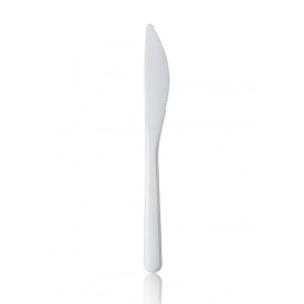 Cuchillo de Plastico Magnum Blanco 185 mm 