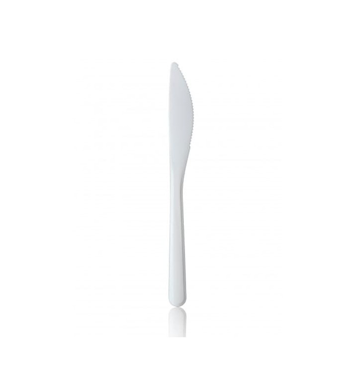 Cuchillo de Plastico Magnum Blanco 185 mm 