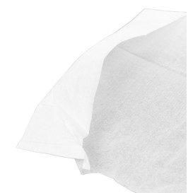 Babero Infantil con Bolsillo Blanco 33x28cm (100 Uds)
