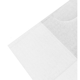 Babero Infantil con Bolsillo Blanco 33x28cm (100 Uds)