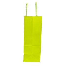Bolsa Papel Verde con Asas 100g/m² 22+9x23cm (250 Uds)