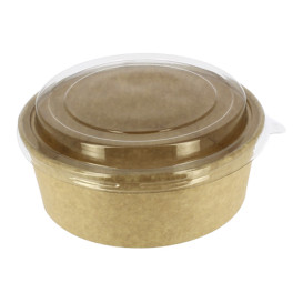 Tarrina Cartón Kraft-Kraft + Tapa RPET 38Oz/1140ml (25 Uds) Tarrina Cartón Kraft-Kraft + Tapa RPET 38Oz/1140ml (25 Uds)