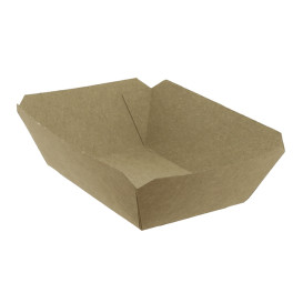 Barqueta 250ml Kraft-Kraft 9,6x6,5x4,2cm (25 Uds)