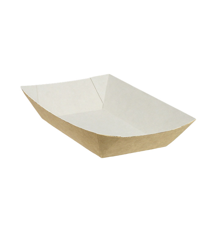 Barqueta 300ml Kraft 11x7x3,5cm (25 Uds)