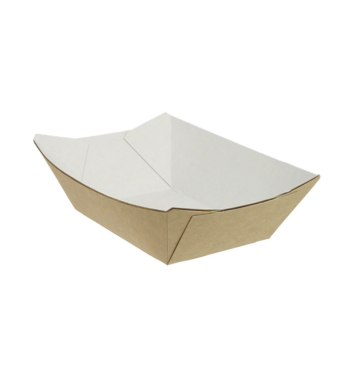 Barqueta 350ml Kraft 10,6x7,3x4,5cm (1000 Uds)