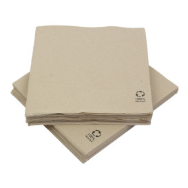 Servilleta de Papel Kraft 2C Punta-Punta 33x33cm (1.350 Uds)