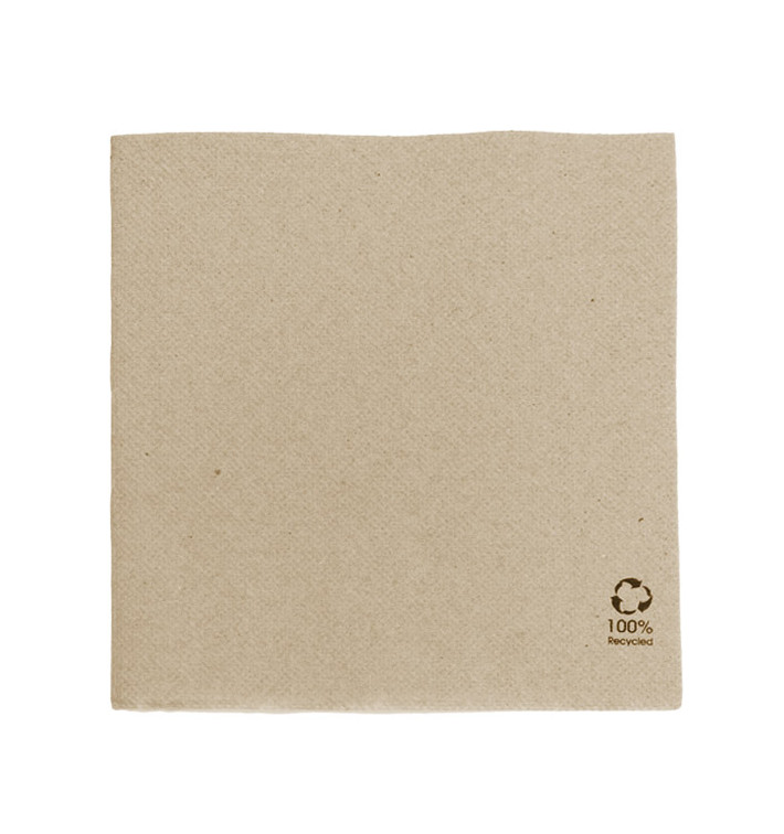 Servilleta de Papel Kraft 2C Punta-Punta 33x33cm (1.350 Uds)