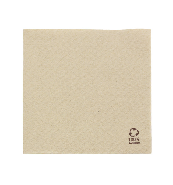 Servilleta de Papel Ecológica Gofrada 30x30cm 1 Capa (100 Uds)