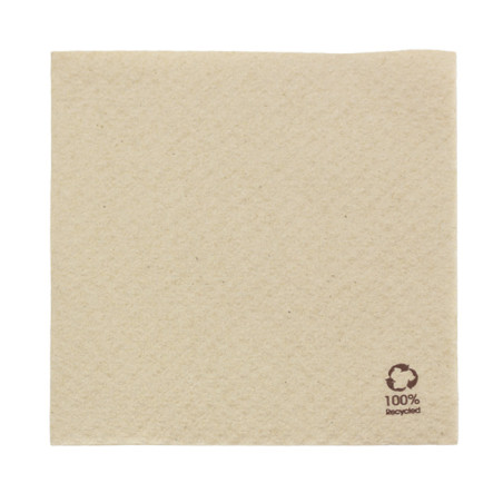 Servilleta de Papel Ecológica Gofrada 30x30cm 1 Capa (100 Uds)