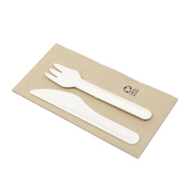 Servilleta de Papel Ecológica 1/8 40x40cm 2C (50 Uds)