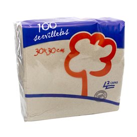 Servilleta de Papel Eco "Recycled" 33x33cm 1C (4800 Uds)