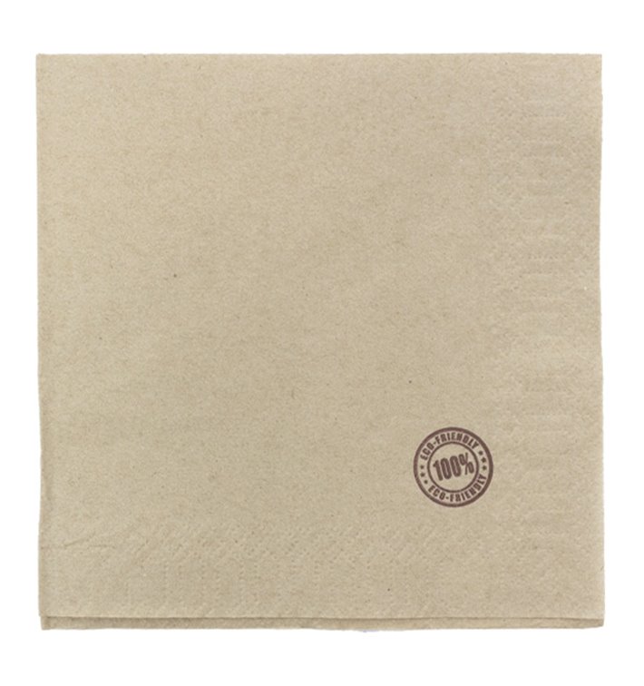 Servilleta de Papel Eco "Recycled" 33x33cm 1C (100 Uds)