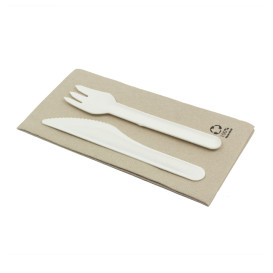 Servilleta de Papel Eco 1/8 40x40 Punta-Punta 2C (1.200 Uds)