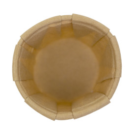Tarrina de Papel Plisado Kraft de 22ml (5000 Uds)