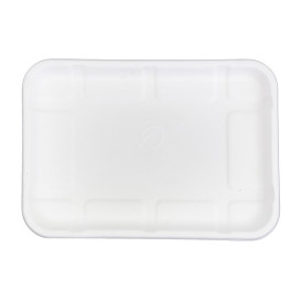 Bandeja de Caña de Azúcar 21,6x15,3x1,5cm (50 Uds)