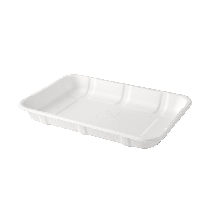 Bandeja de Caña de Azúcar 21,6x15,3x2,6cm (400 Uds)
