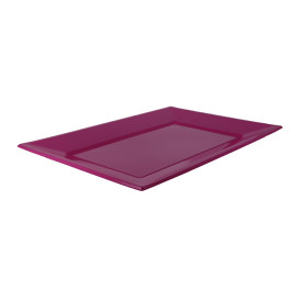 Bandeja de Plástico Fucsia 330x225mm (25 Uds)
