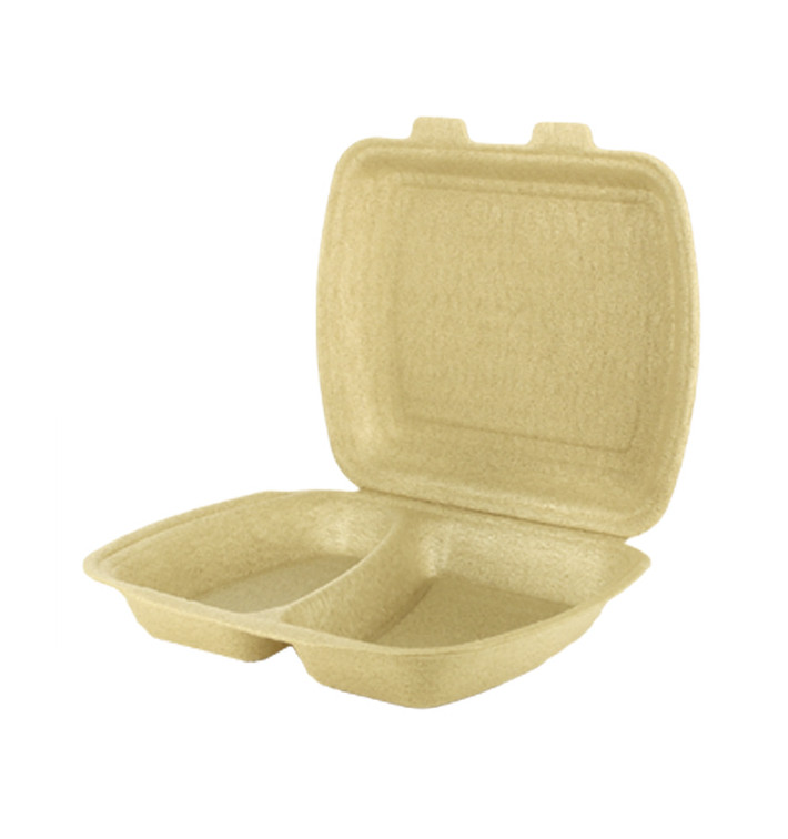 Envase MenuBox XPP 2C Beige 24x20,5x7cm (50 Uds)