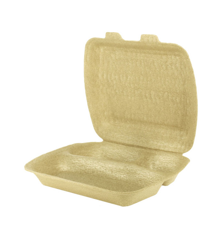 Envase MenuBox XPP 3C Beige 24x20,5x7cm (50 Uds)