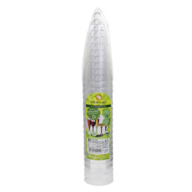 Copa Plástico Cava Pie Oro 120ml 2P (200 Uds)