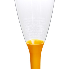 Copa Plástico Cava Pie Mango 120ml 2P (20 Uds)