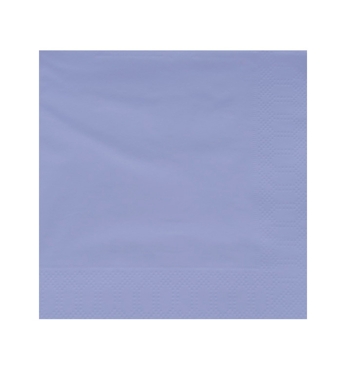 Servilleta Papel Cenefa 20x20cm 2C Lila (6000 Uds)